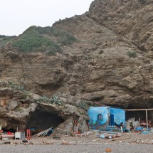 Cave dwellings at the northwestern end of Amtar